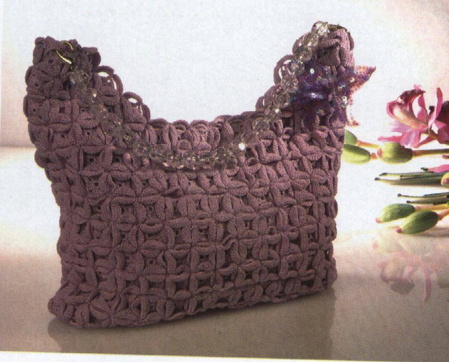 Como Indiferencia curso Cómo hacer un bonito bolso tejido a crochet :: Patrones para tejer un bolso  de ganchillo