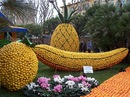 Decoración con frutas mesas de bodas :: ¿Cómo hacer una escultura frutal? :: Esculturas en frutas :: Esculturas :: Frutas en la decoración