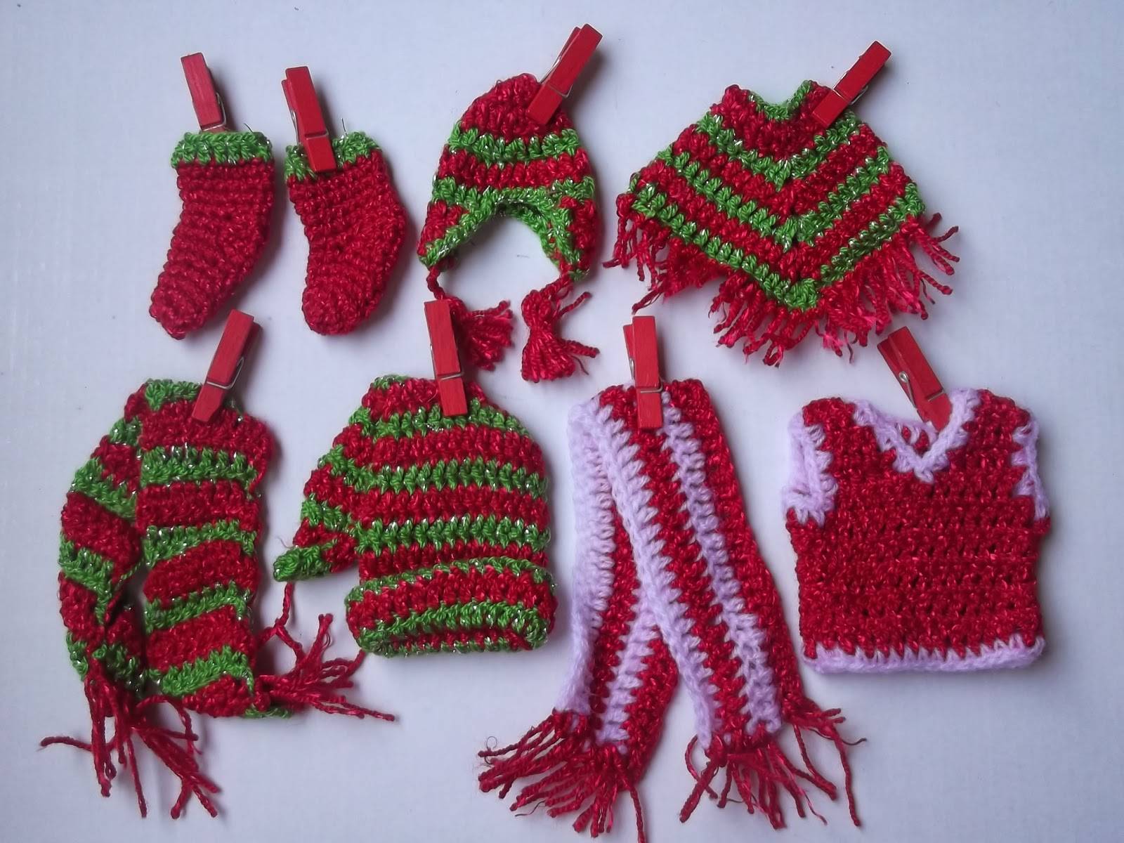 Adornos navideños tejidos a crochet paso a paso 